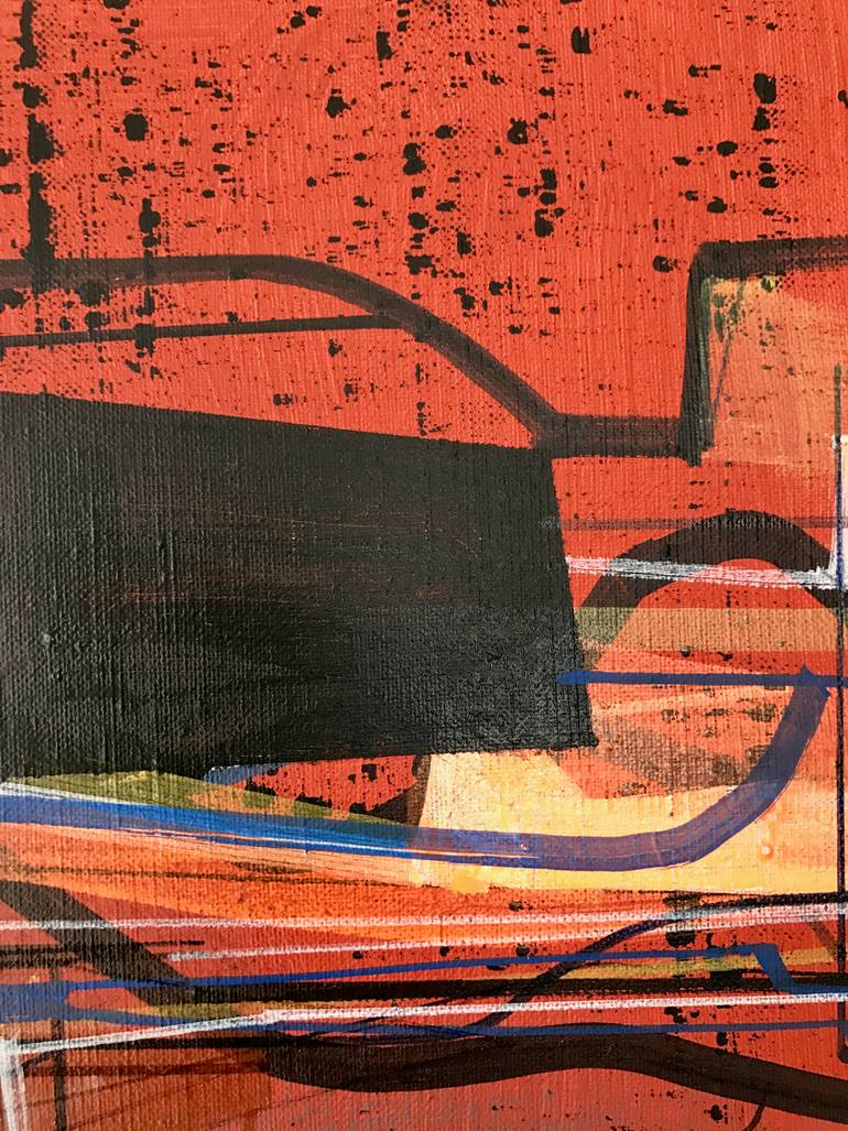 Original Abstract Expressionism Abstract Painting by Jim Harris