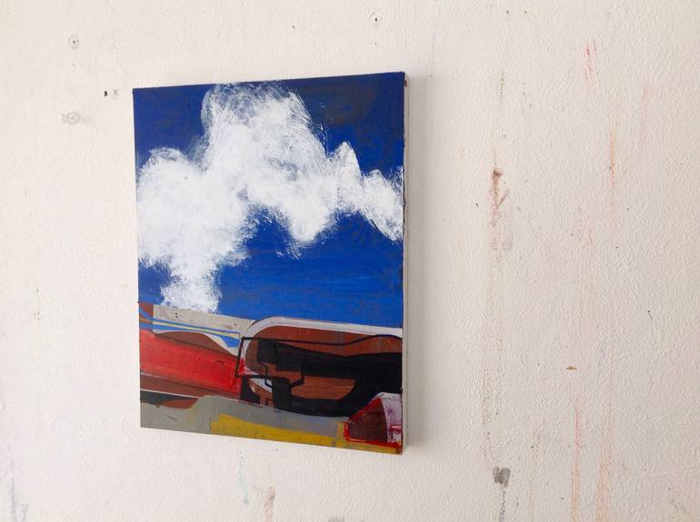 Original Abstract Landscape Painting by Jim Harris