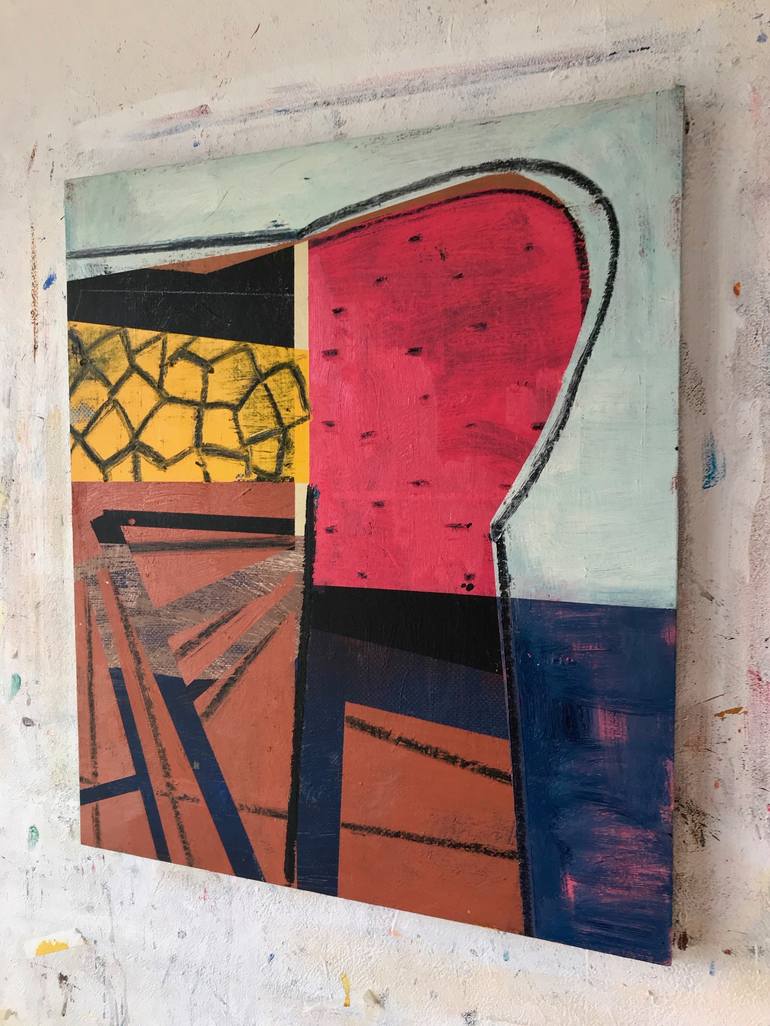 Original Abstract Expressionism Abstract Painting by Jim Harris