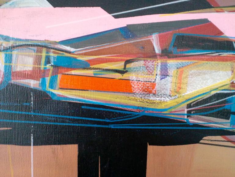 Original Abstract Expressionism Abstract Painting by Jim Harris