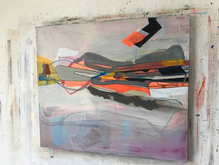 Original Abstract Expressionism Abstract Painting by Jim Harris