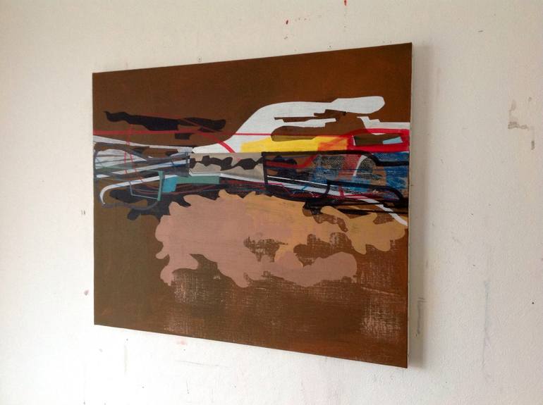 Original Abstract Expressionism Abstract Painting by Jim Harris