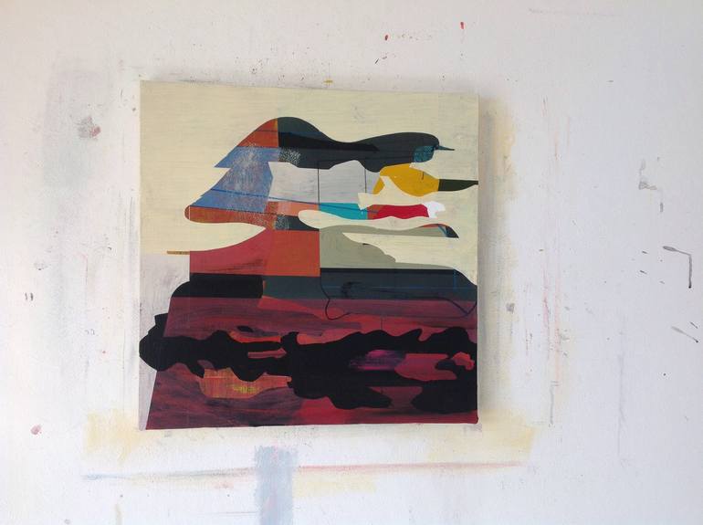 Original Abstract Expressionism Abstract Painting by Jim Harris