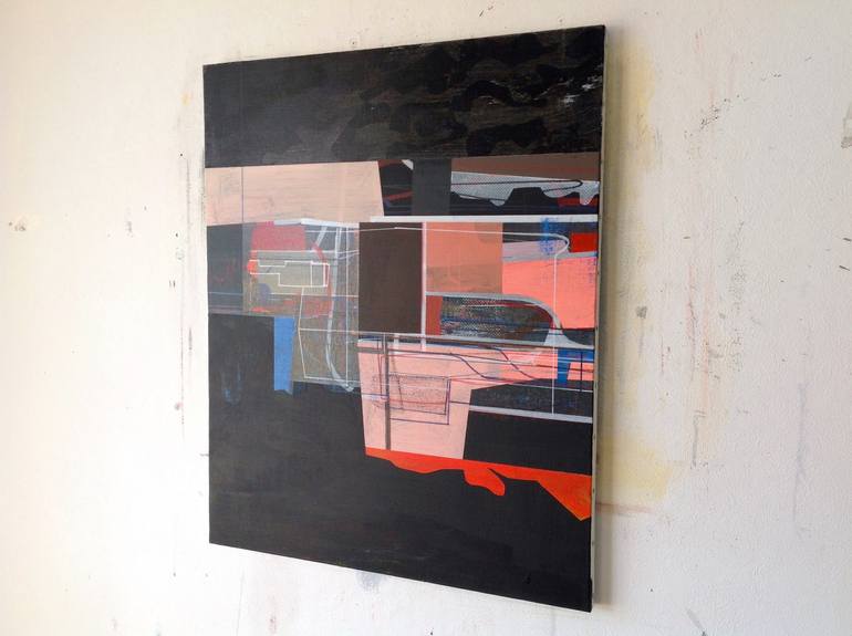 Original Abstract Expressionism Abstract Painting by Jim Harris