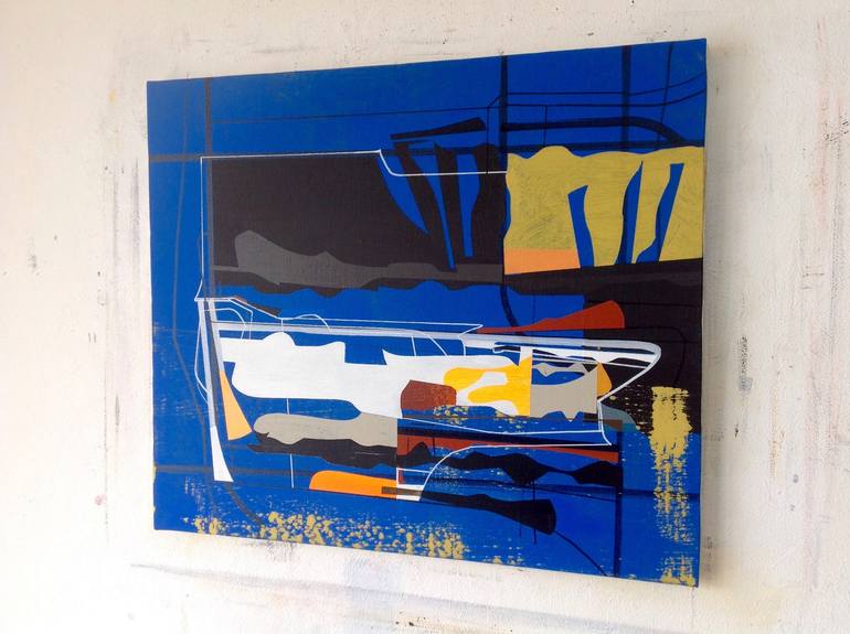 Original Abstract Expressionism Abstract Painting by Jim Harris