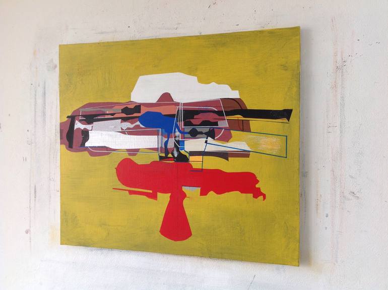 Original Abstract Expressionism Abstract Painting by Jim Harris
