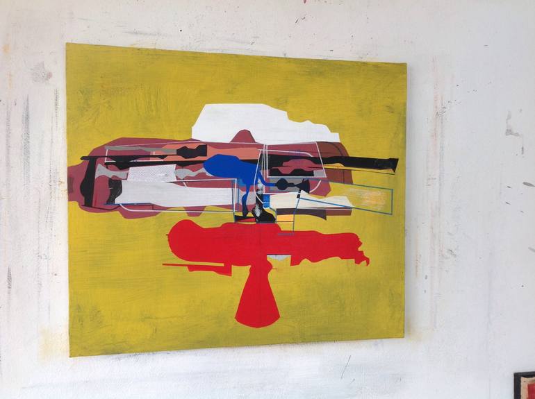Original Abstract Expressionism Abstract Painting by Jim Harris