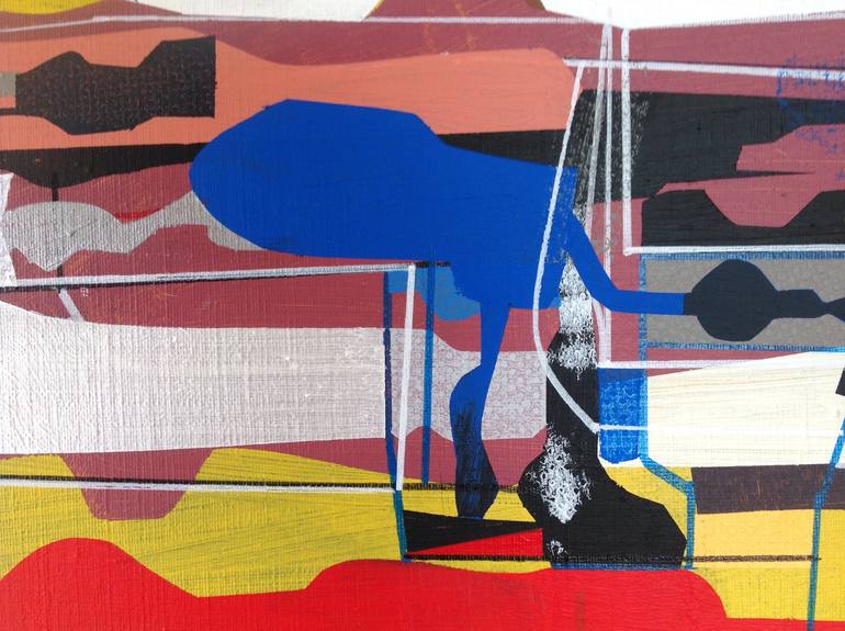 Original Abstract Expressionism Abstract Painting by Jim Harris