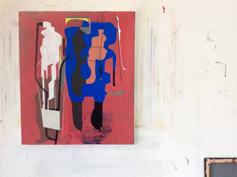 Original Abstract Expressionism Abstract Painting by Jim Harris