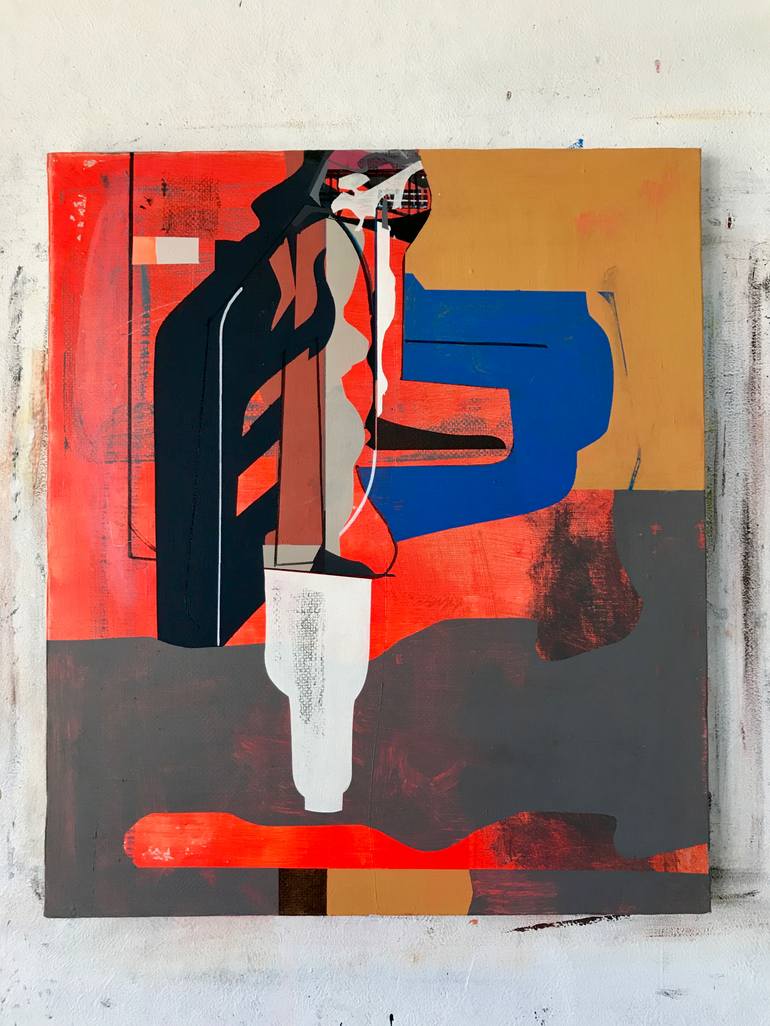 Original Abstract Expressionism Abstract Painting by Jim Harris