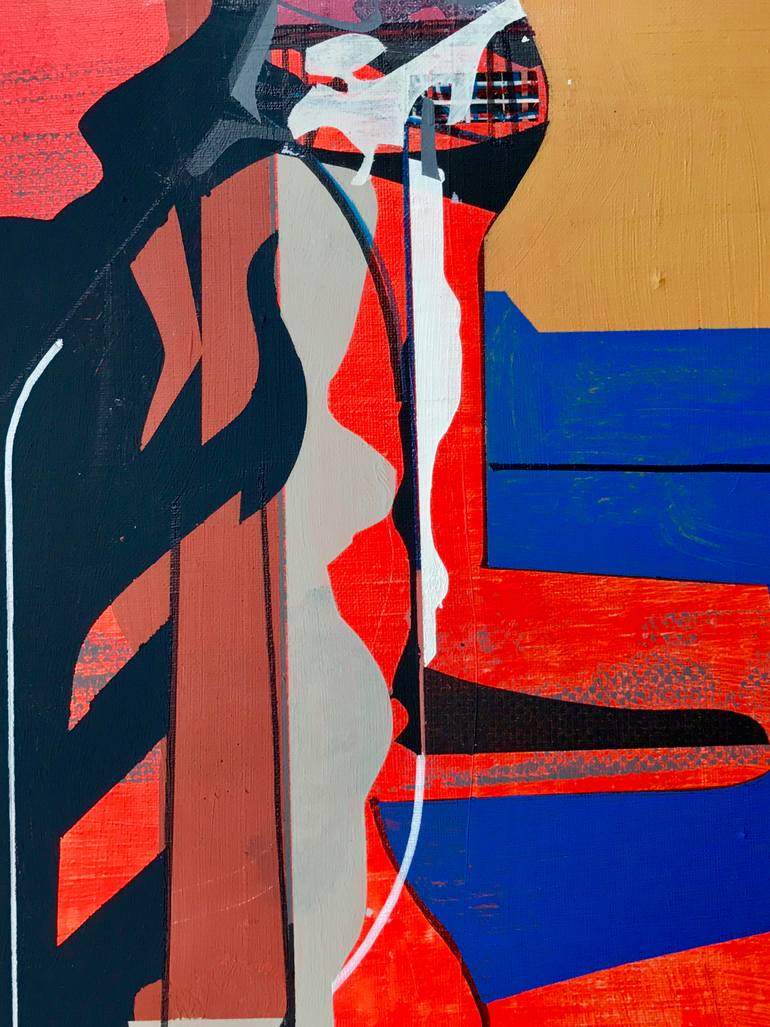 Original Abstract Expressionism Abstract Painting by Jim Harris