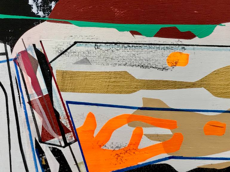 Original Abstract Expressionism Abstract Painting by Jim Harris