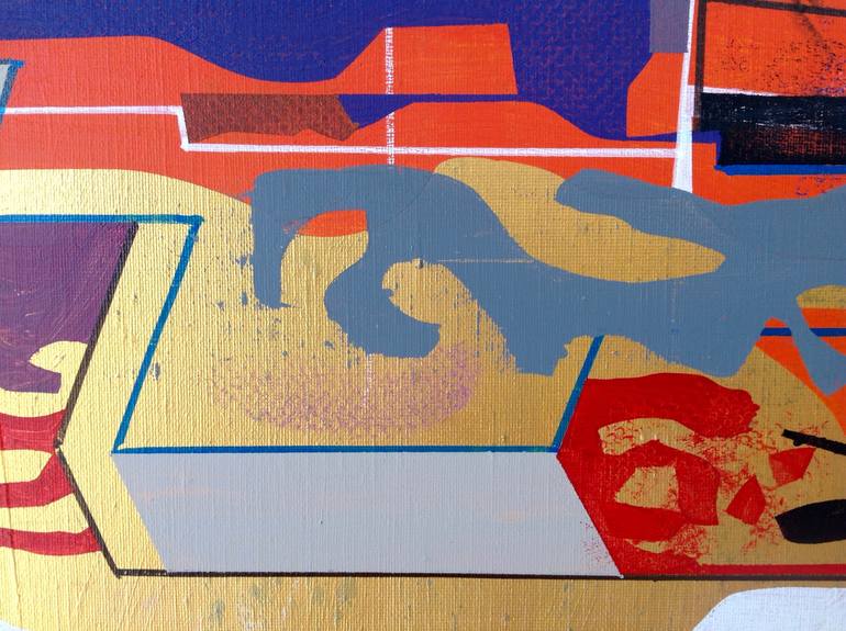 Original Abstract Expressionism Abstract Painting by Jim Harris