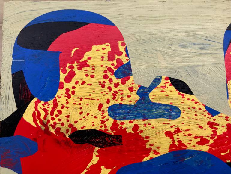 Original Abstract Expressionism Abstract Painting by Jim Harris