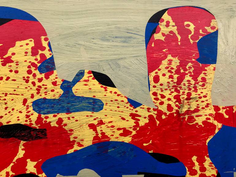 Original Abstract Expressionism Abstract Painting by Jim Harris