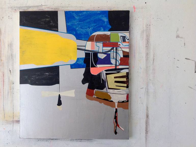 Original Abstract Expressionism Abstract Painting by Jim Harris