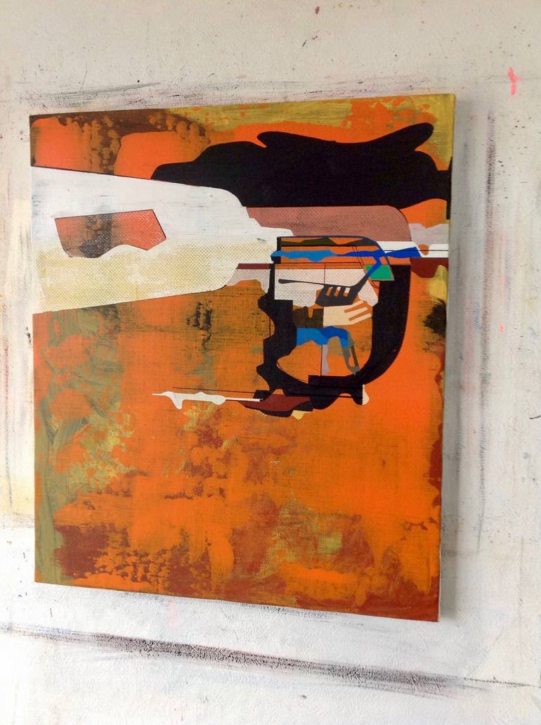 Original Abstract Expressionism Abstract Painting by Jim Harris