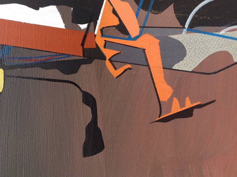 Original Abstract Expressionism Abstract Painting by Jim Harris