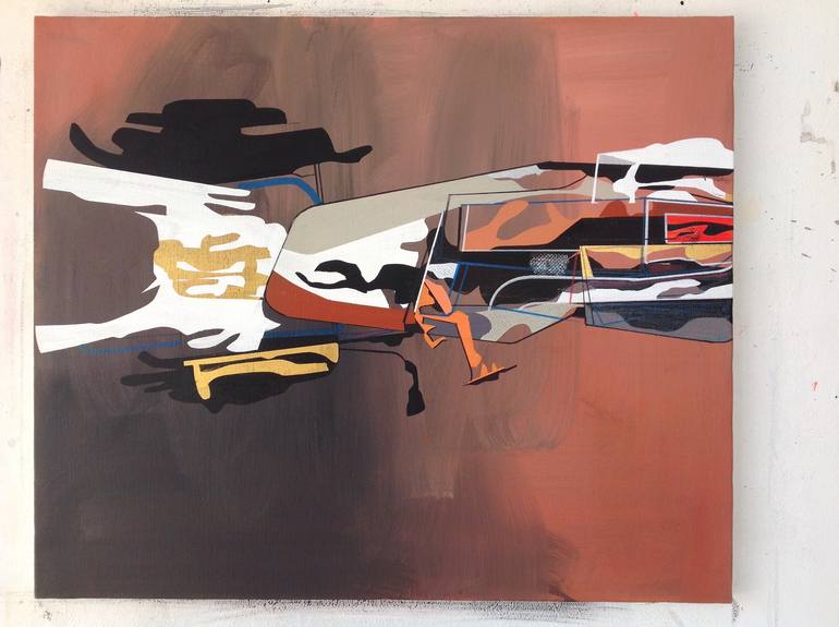 Original Abstract Expressionism Abstract Painting by Jim Harris