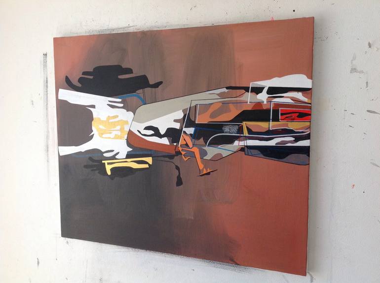 Original Abstract Expressionism Abstract Painting by Jim Harris