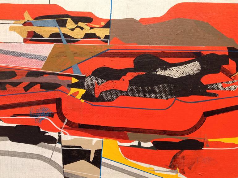 Original Abstract Expressionism Abstract Painting by Jim Harris