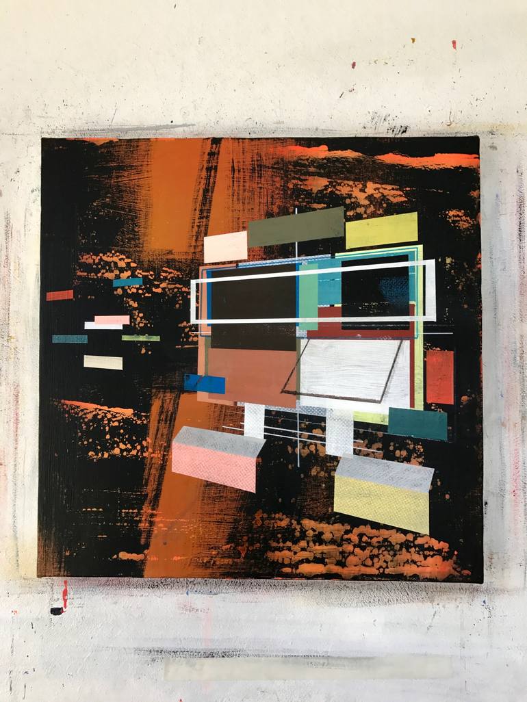 Original Abstract Expressionism Abstract Painting by Jim Harris