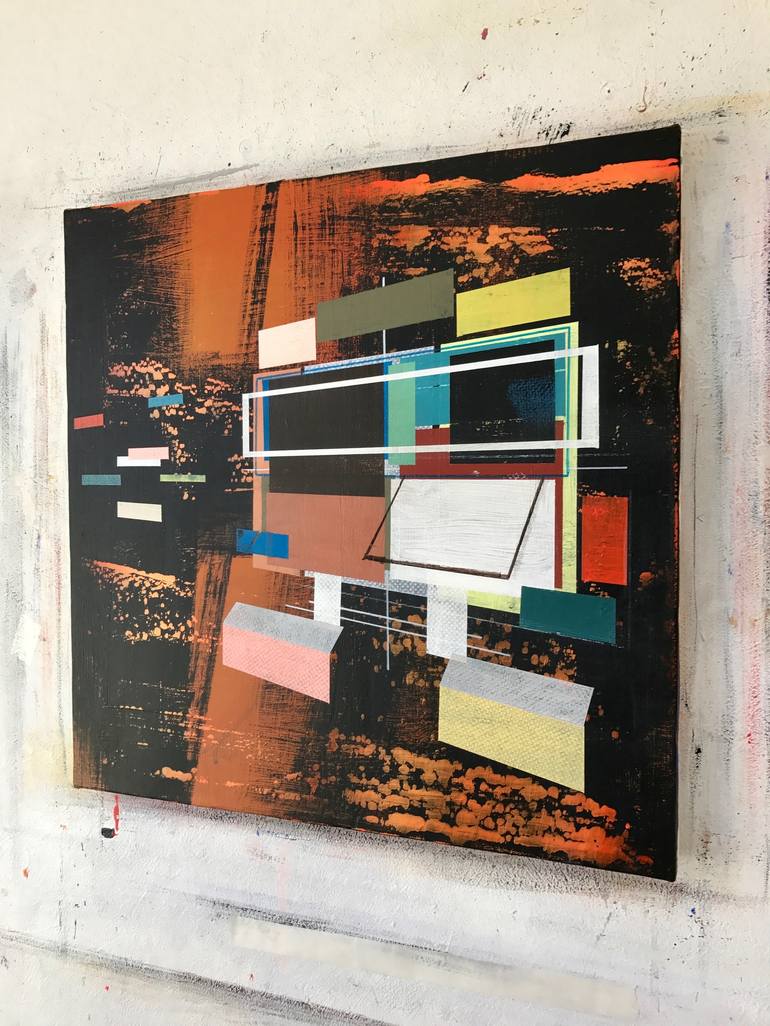 Original Abstract Expressionism Abstract Painting by Jim Harris