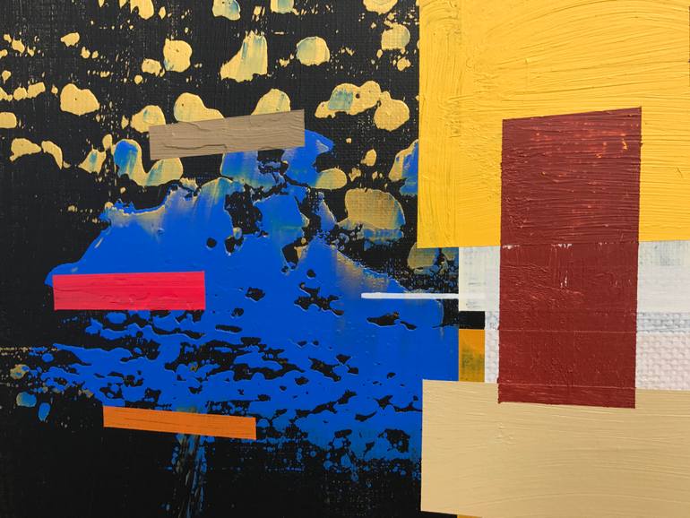 Original Abstract Expressionism Abstract Painting by Jim Harris