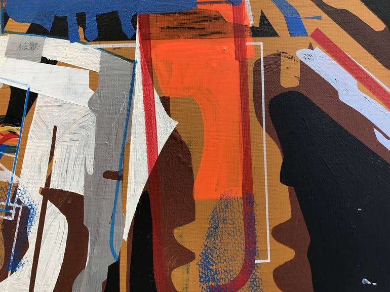 Original Abstract Expressionism Abstract Painting by Jim Harris