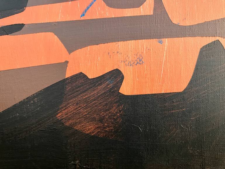 Original Abstract Expressionism Abstract Painting by Jim Harris