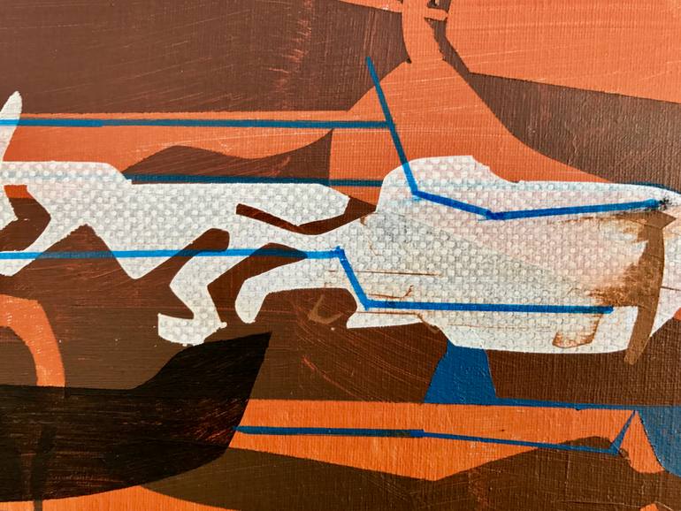 Original Abstract Expressionism Abstract Painting by Jim Harris