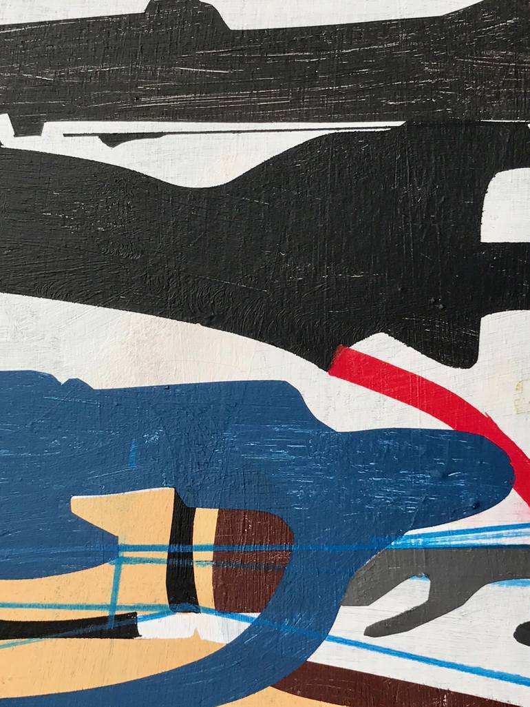 Original Abstract Expressionism Abstract Painting by Jim Harris