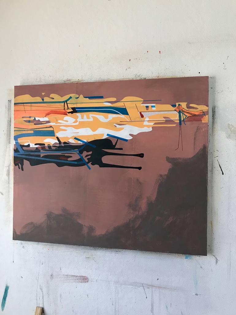 Original Abstract Painting by Jim Harris