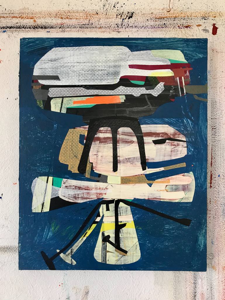 Original Abstract Expressionism Abstract Painting by Jim Harris