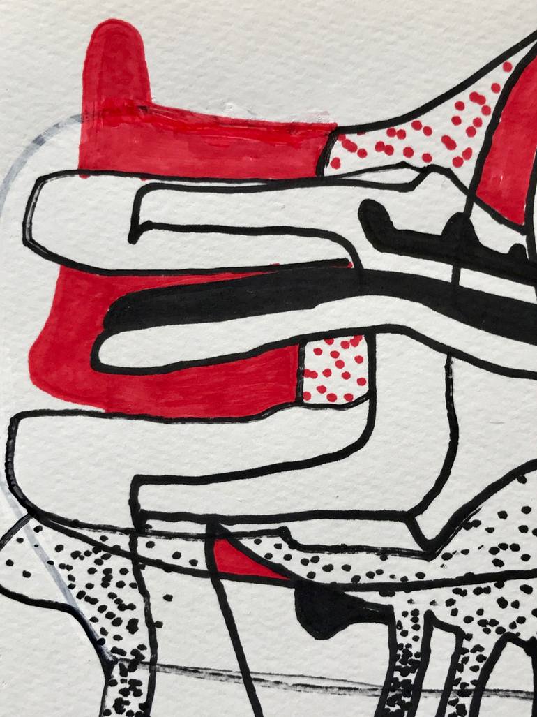 Original Abstract Expressionism Abstract Drawing by Jim Harris