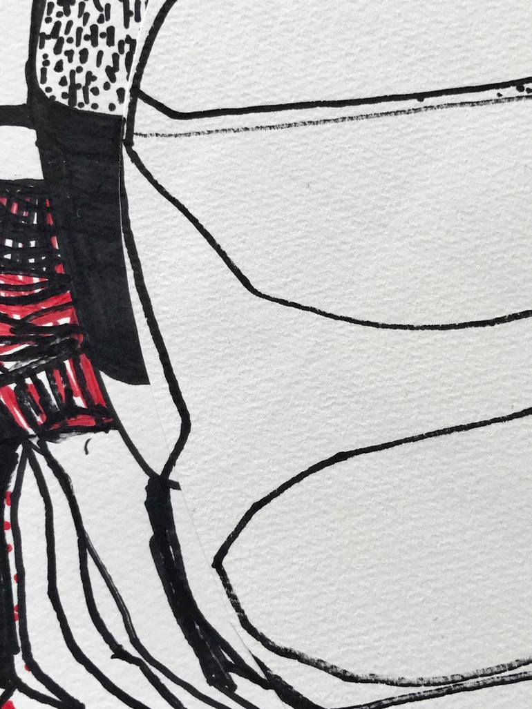 Original Abstract Expressionism Abstract Drawing by Jim Harris