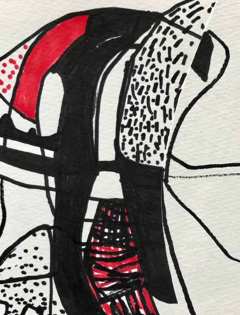 Original Abstract Expressionism Abstract Drawing by Jim Harris