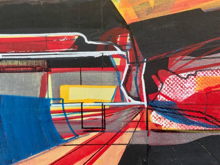 Original Abstract Expressionism Abstract Painting by Jim Harris