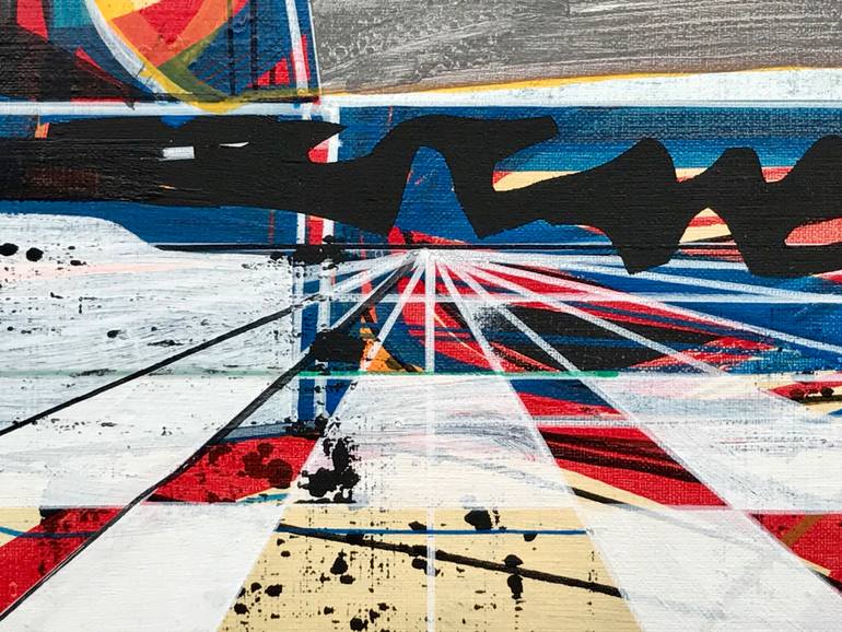 Original Abstract Expressionism Abstract Painting by Jim Harris