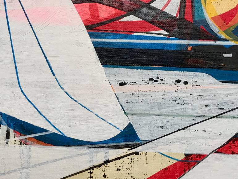 Original Abstract Expressionism Abstract Painting by Jim Harris