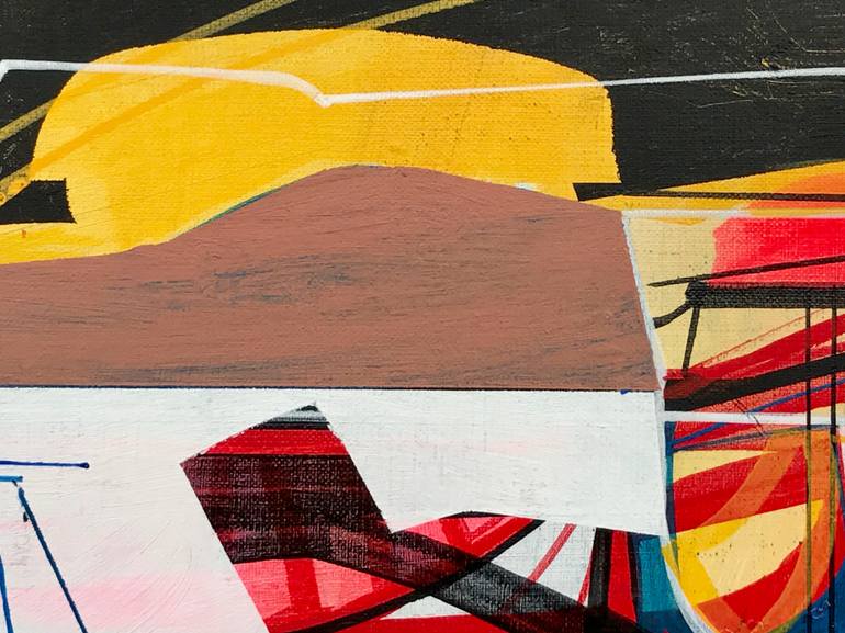 Original Abstract Expressionism Abstract Painting by Jim Harris