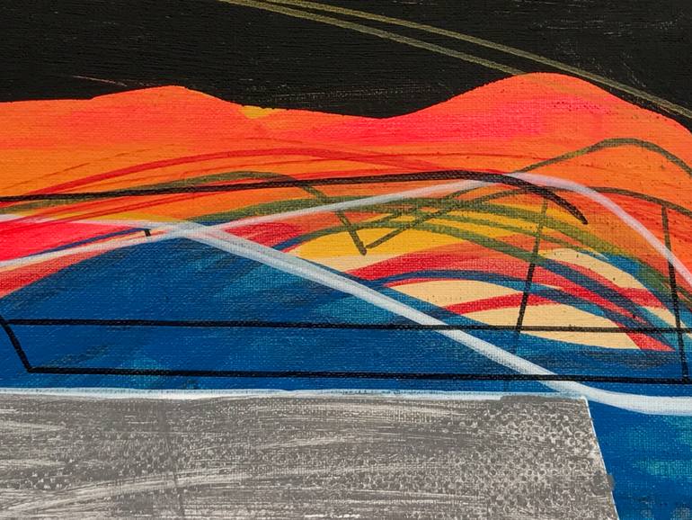 Original Abstract Expressionism Abstract Painting by Jim Harris