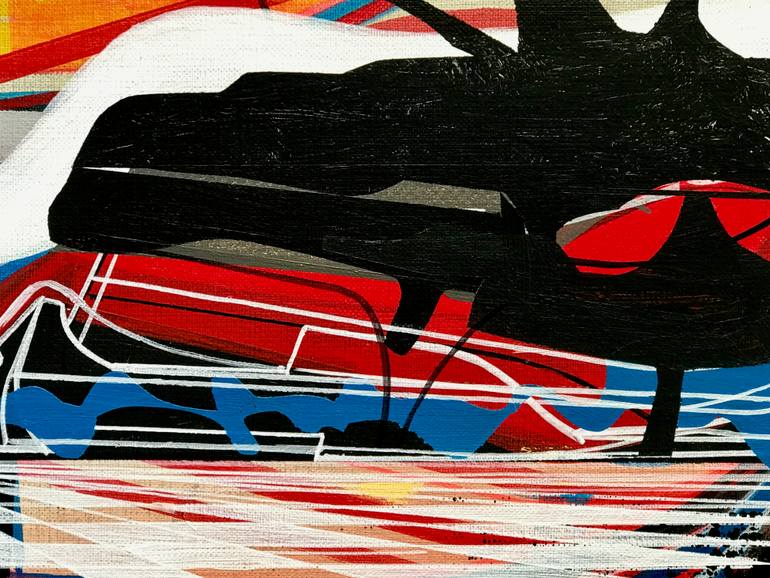 Original Abstract Expressionism Abstract Painting by Jim Harris