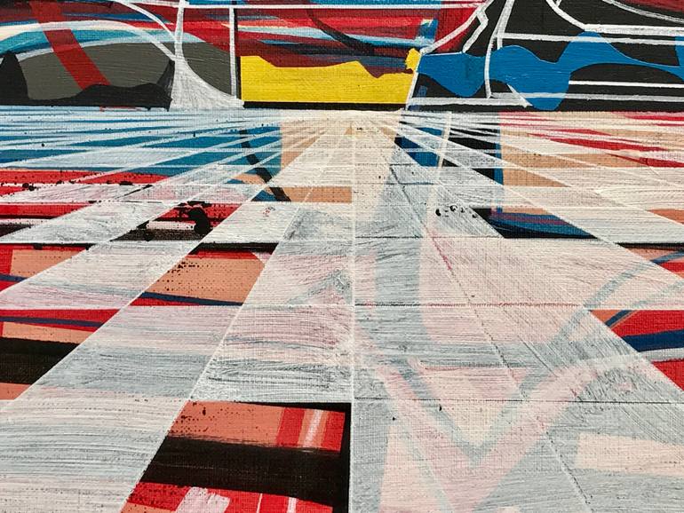 Original Abstract Expressionism Abstract Painting by Jim Harris