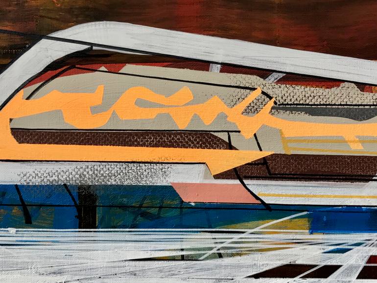 Original Abstract Expressionism Abstract Painting by Jim Harris