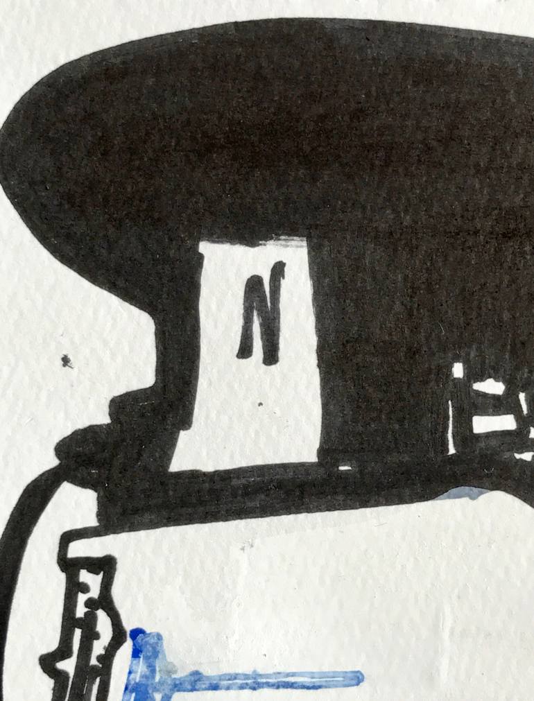 Original Abstract Expressionism Abstract Drawing by Jim Harris