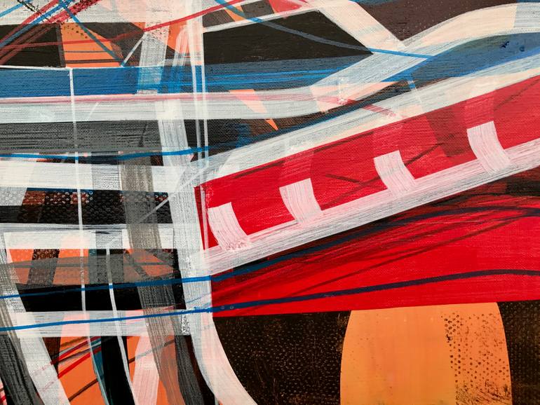 Original Abstract Expressionism Abstract Painting by Jim Harris