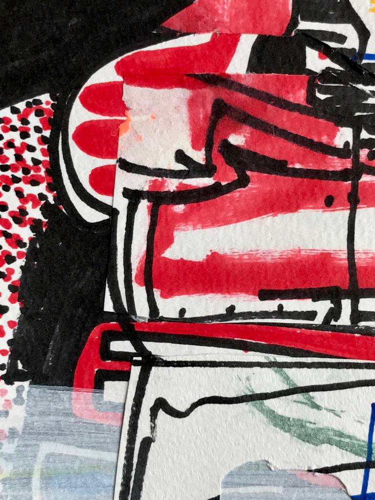 Original Abstract Expressionism Abstract Drawing by Jim Harris