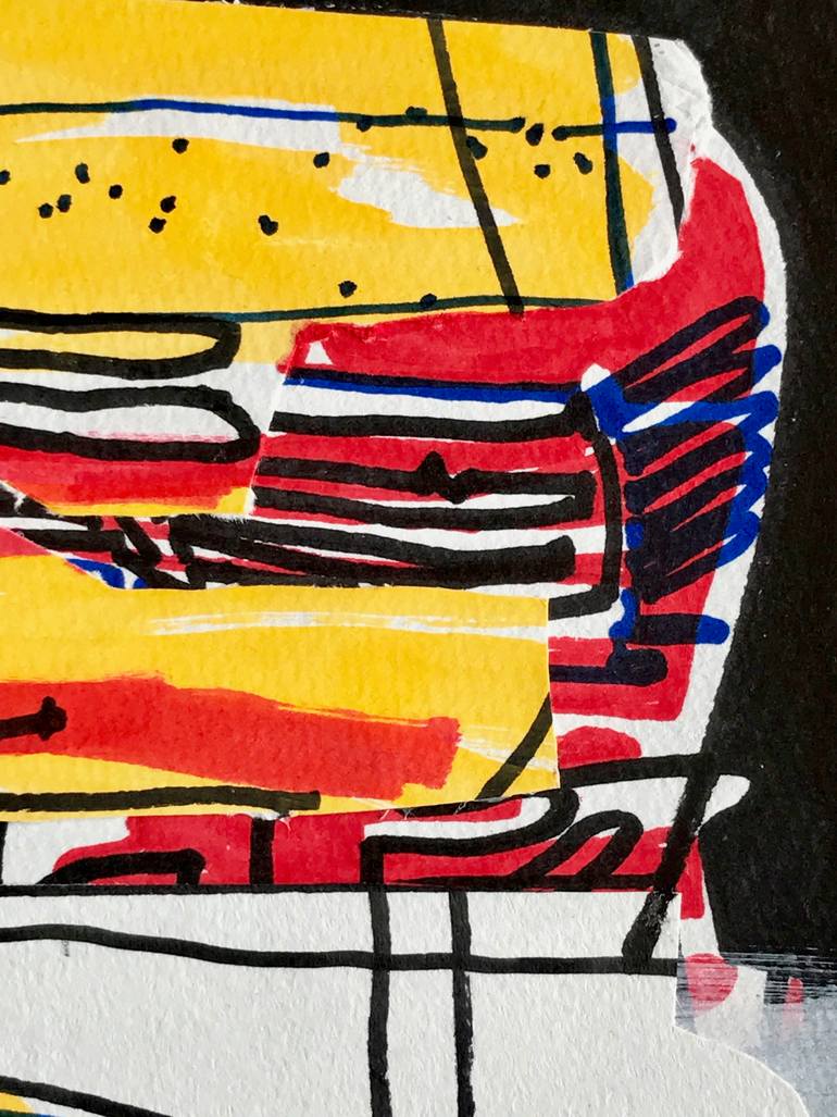 Original Abstract Expressionism Abstract Drawing by Jim Harris