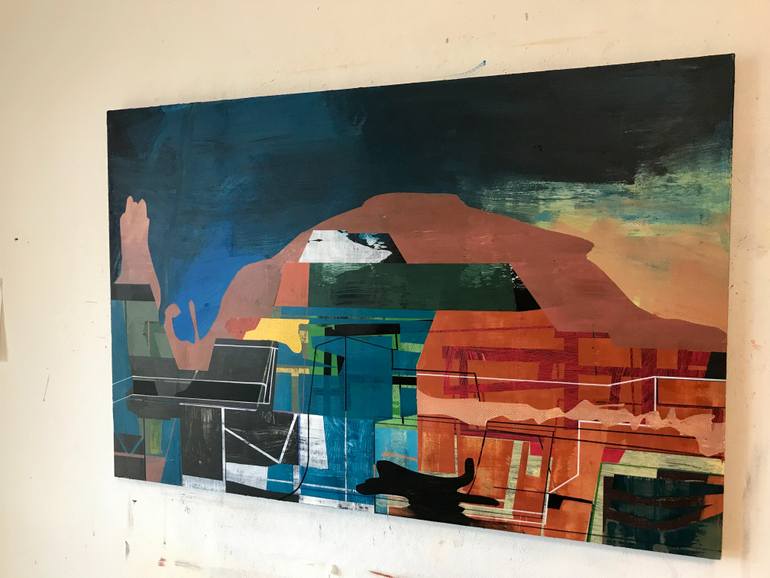 Original Abstract Painting by Jim Harris